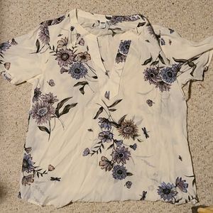 NWT floral print top